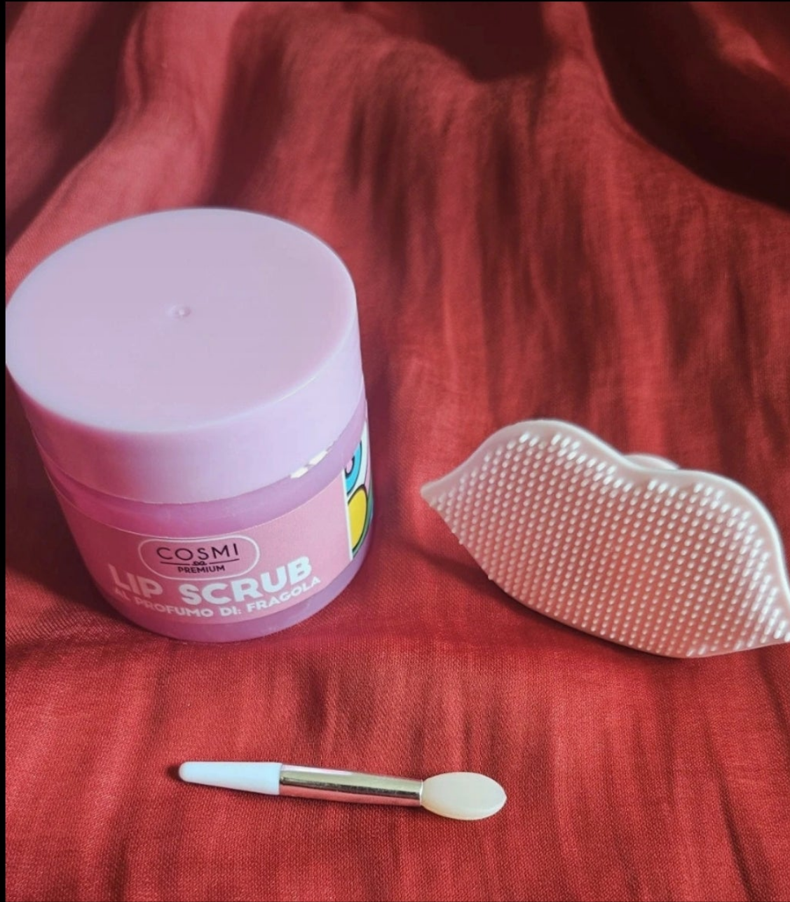 Set soins lèvres à la fraise