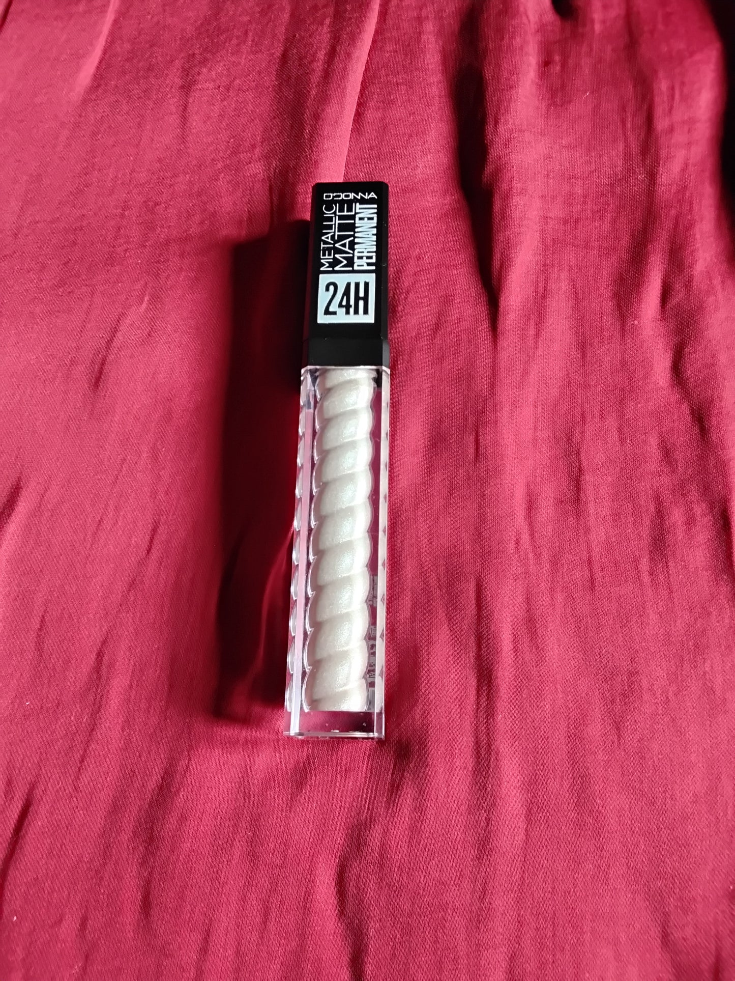 Gloss effet metallic matte blanc