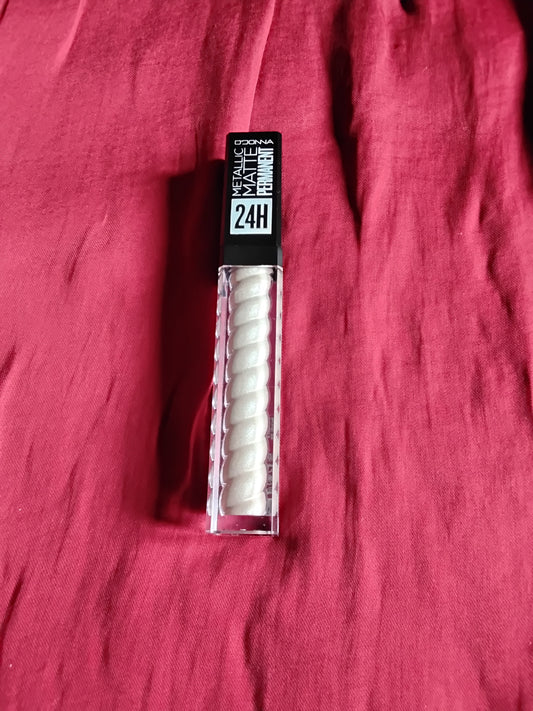 Gloss effet metallic matte blanc